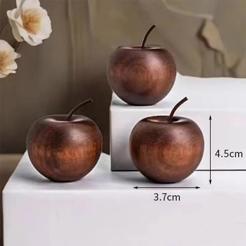 Apple-Shaped Wooden Fragrance Diffusers: Charming Aromatherapy Gift Set
