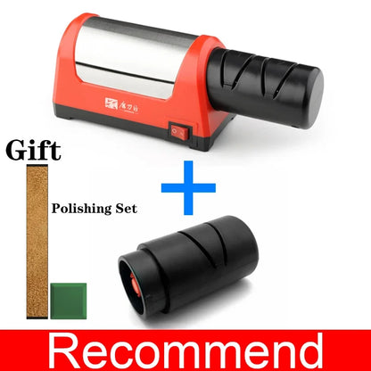 TAIDEA Electric Knife Sharpener Grit 600/1000# Diamond Sharpening stone Accessories  Kitchen Sharpeners Knives Machine EU PLUG