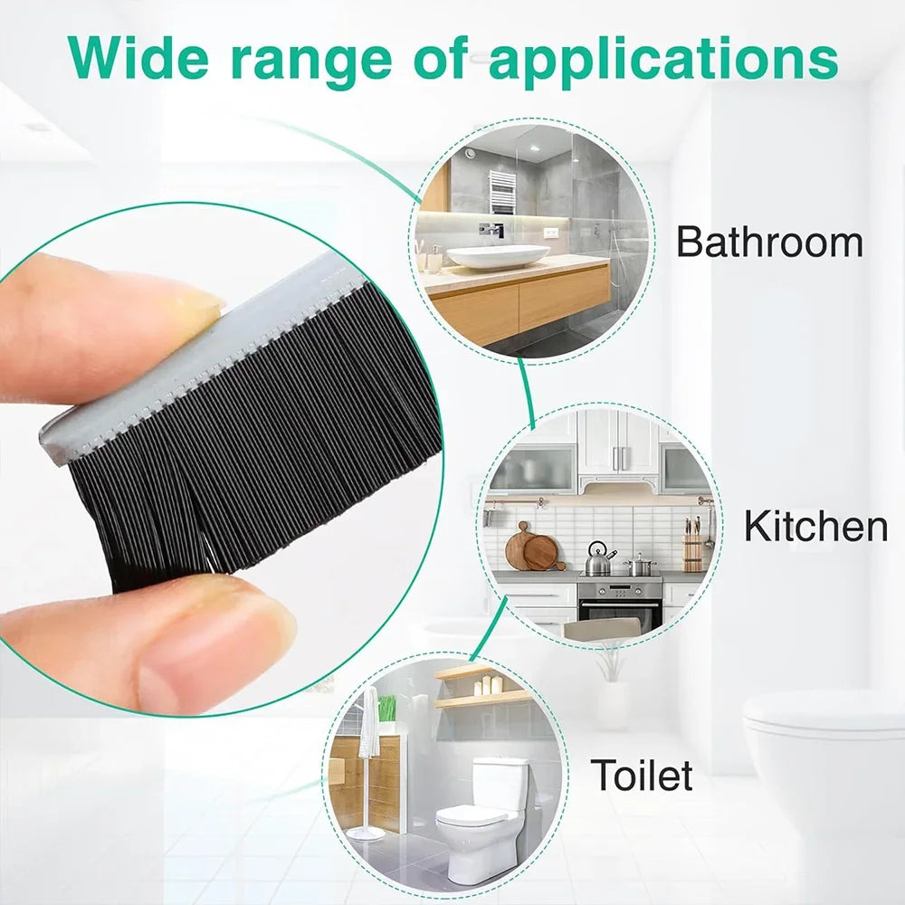 Precision Gap Cleaning Brush: Durable Bristle Tool for Tiles, Grout and Hard-to-Reach Corners