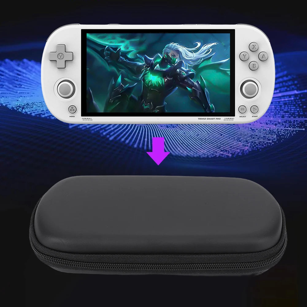 Protective Hardshell Case for Trimui Smart Pro: Durable Carrying Case for Portable Game Console