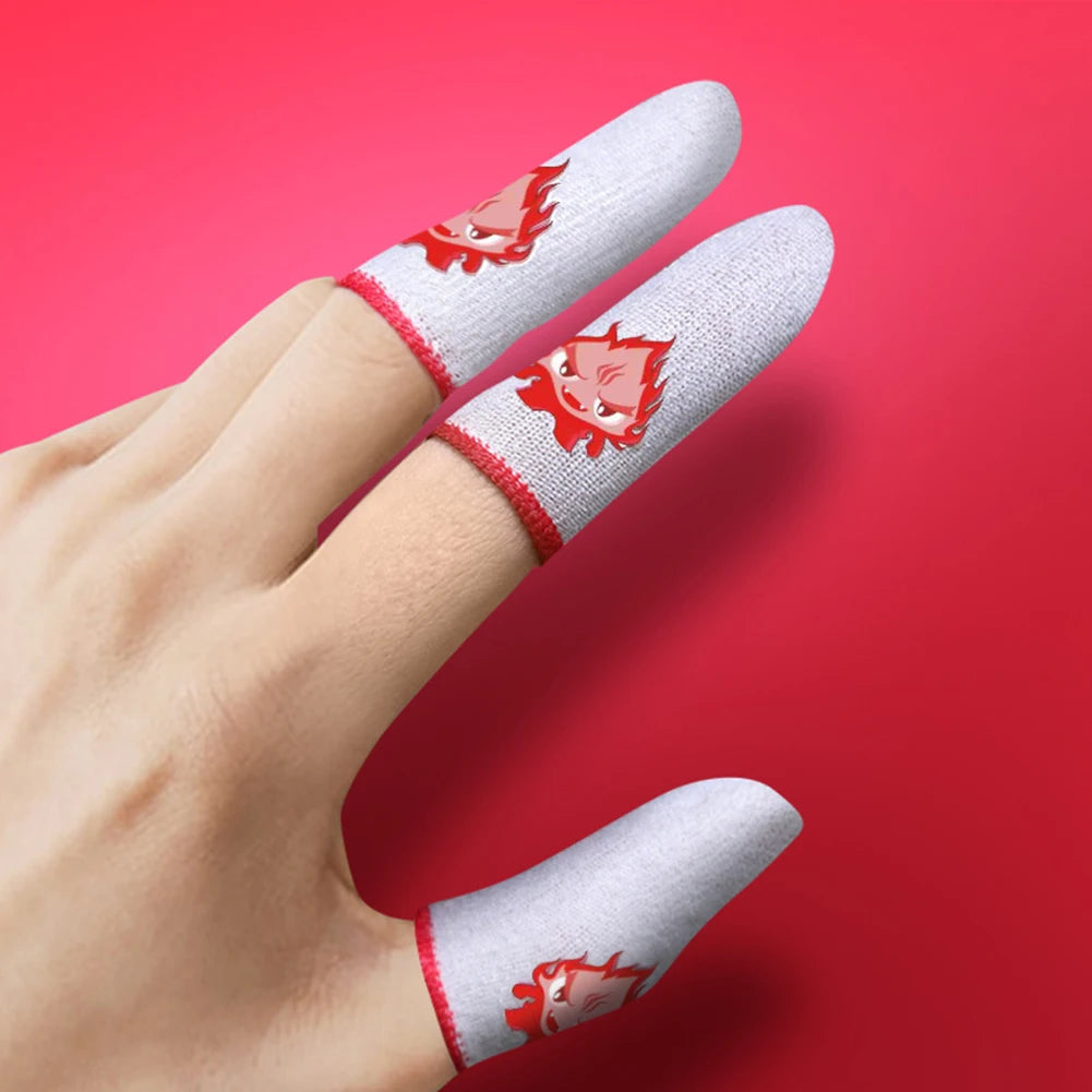 Mobile Game Finger Cots: 1 Pair Luminous, Anti-Skid Gaming Thumb Covers