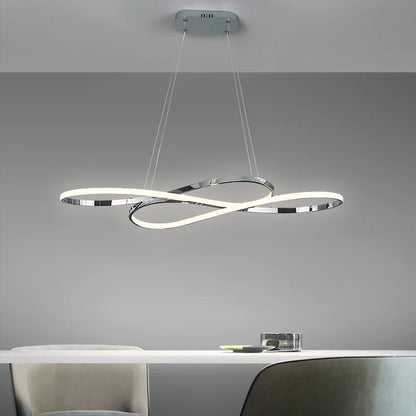 Scandinavian Minimalist LED Hanging Lamp: Contemporary Statement Lighting