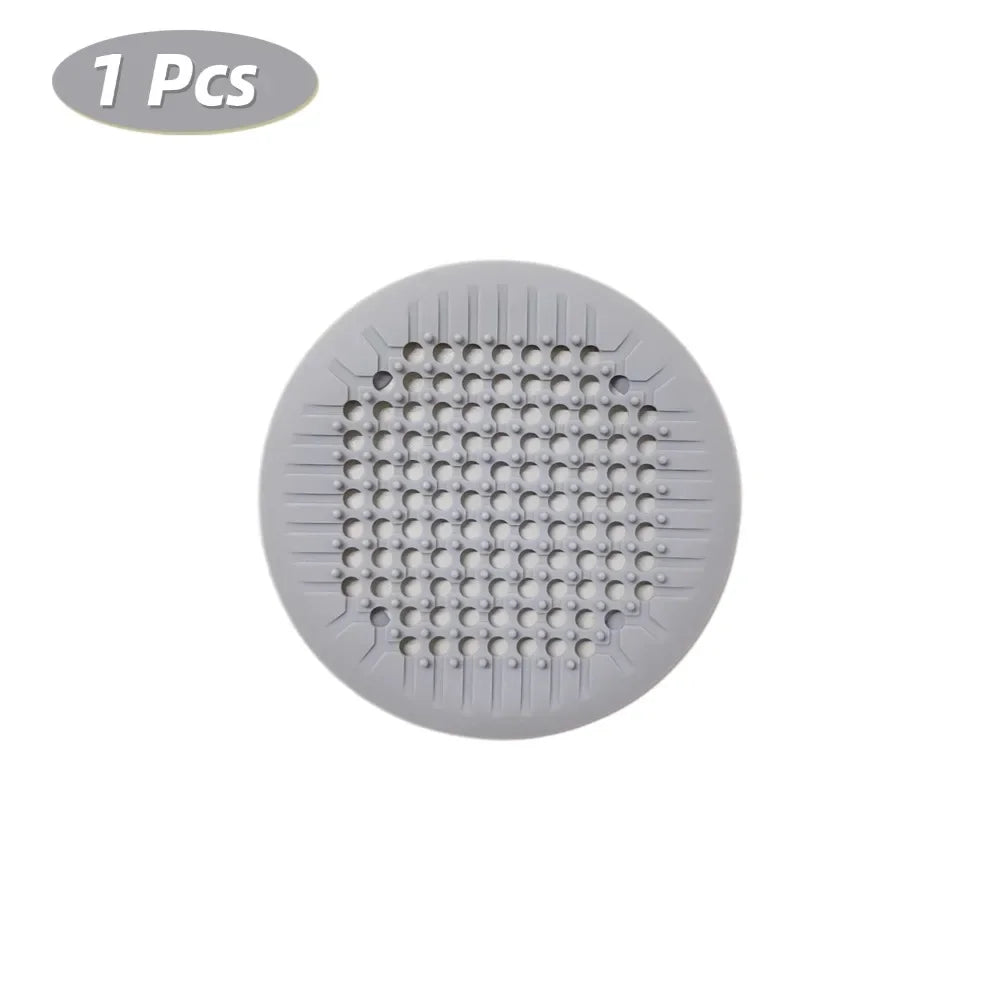 Suction-Cup Drain Filter: Anti-Clog Hair Catcher for Bathroom, Kitchen and Sink Drains