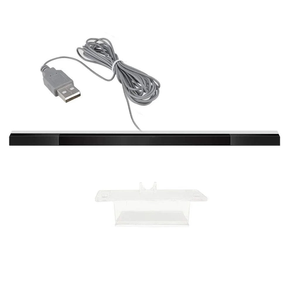 High-Precision Wired Sensor Bar: Infrared Receiver for Wii & Wii U Controllers