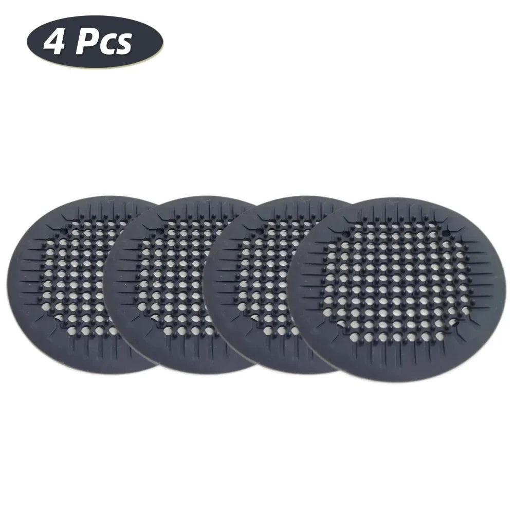 Suction-Cup Drain Filter: Anti-Clog Hair Catcher for Bathroom, Kitchen and Sink Drains