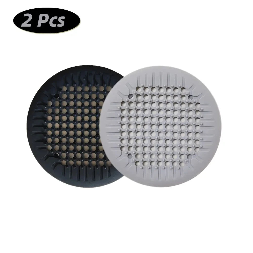 Suction-Cup Drain Filter: Anti-Clog Hair Catcher for Bathroom, Kitchen and Sink Drains