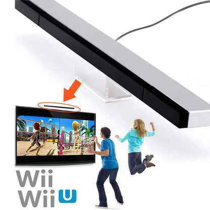 High-Precision Wired Sensor Bar: Infrared Receiver for Wii & Wii U Controllers