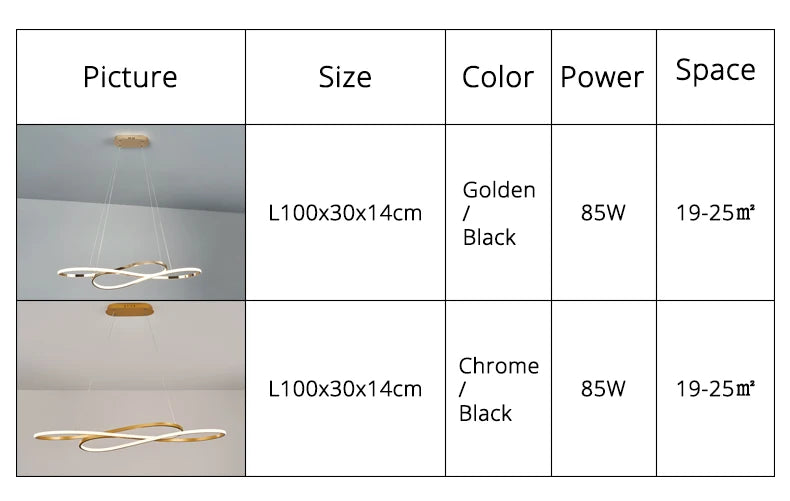 Scandinavian Minimalist LED Hanging Lamp: Contemporary Statement Lighting