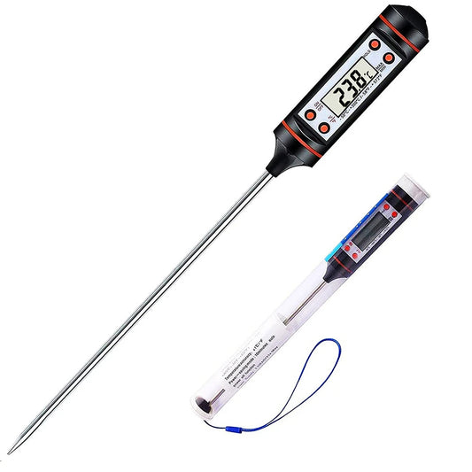 Professional Digital Temperature Probe: Ideal for Barbecue, Cooking Oils, Liquids & More