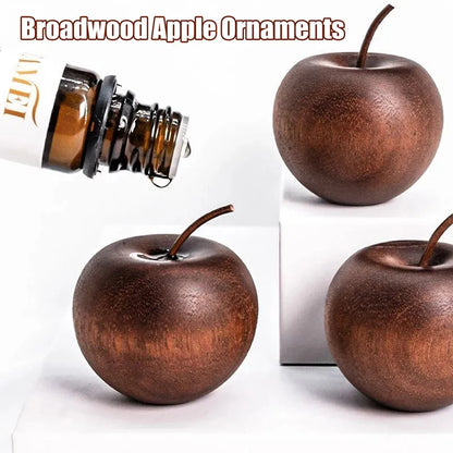 Apple-Shaped Wooden Fragrance Diffusers: Charming Aromatherapy Gift Set
