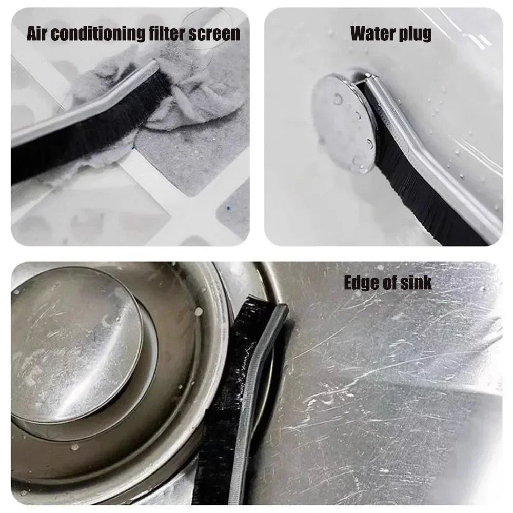 Precision Gap Cleaning Brush: Durable Bristle Tool for Tiles, Grout and Hard-to-Reach Corners