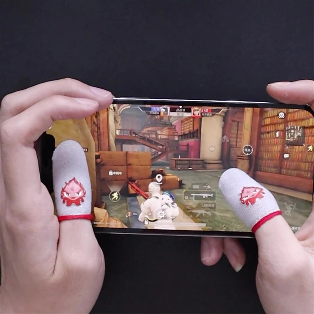 Mobile Game Finger Cots: 1 Pair Luminous, Anti-Skid Gaming Thumb Covers