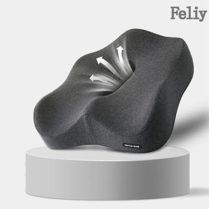 Premium Orthopaedic Support Cushions: Memory Foam Lumbar and Buttock Pads for All-Day Comfort