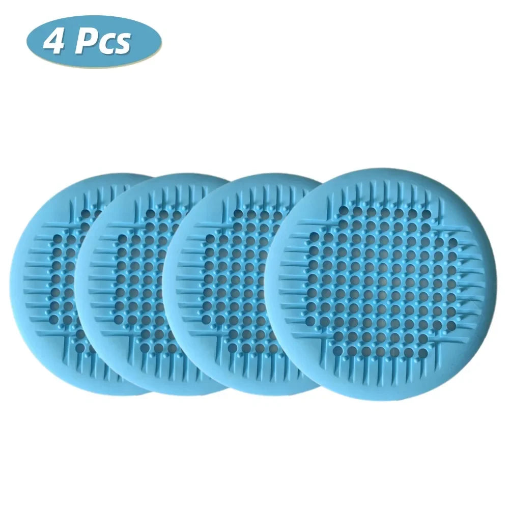 Suction-Cup Drain Filter: Anti-Clog Hair Catcher for Bathroom, Kitchen and Sink Drains