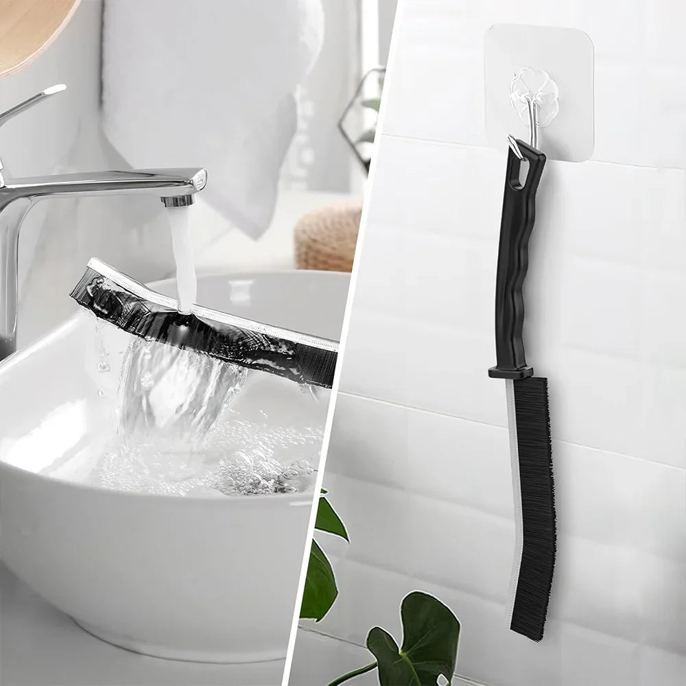 Precision Gap Cleaning Brush: Durable Bristle Tool for Tiles, Grout and Hard-to-Reach Corners