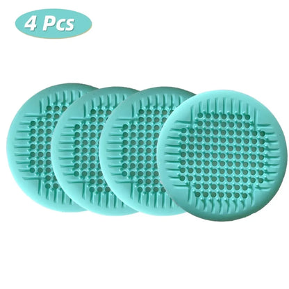 Suction-Cup Drain Filter: Anti-Clog Hair Catcher for Bathroom, Kitchen and Sink Drains