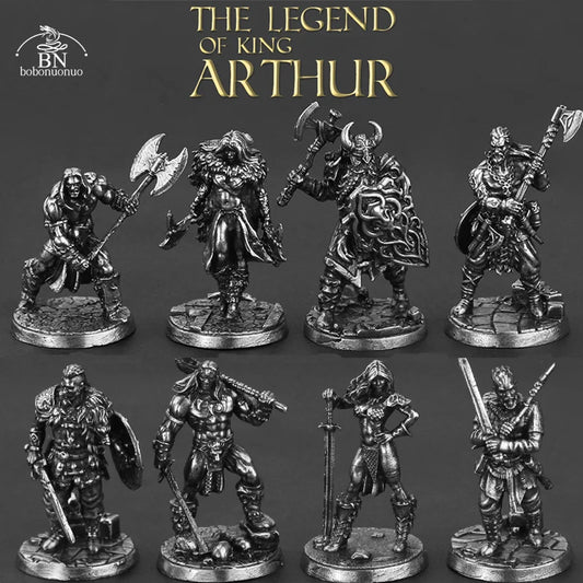 War Chess Skeleton Guard: Premium Copper Figurine for Display & Décor